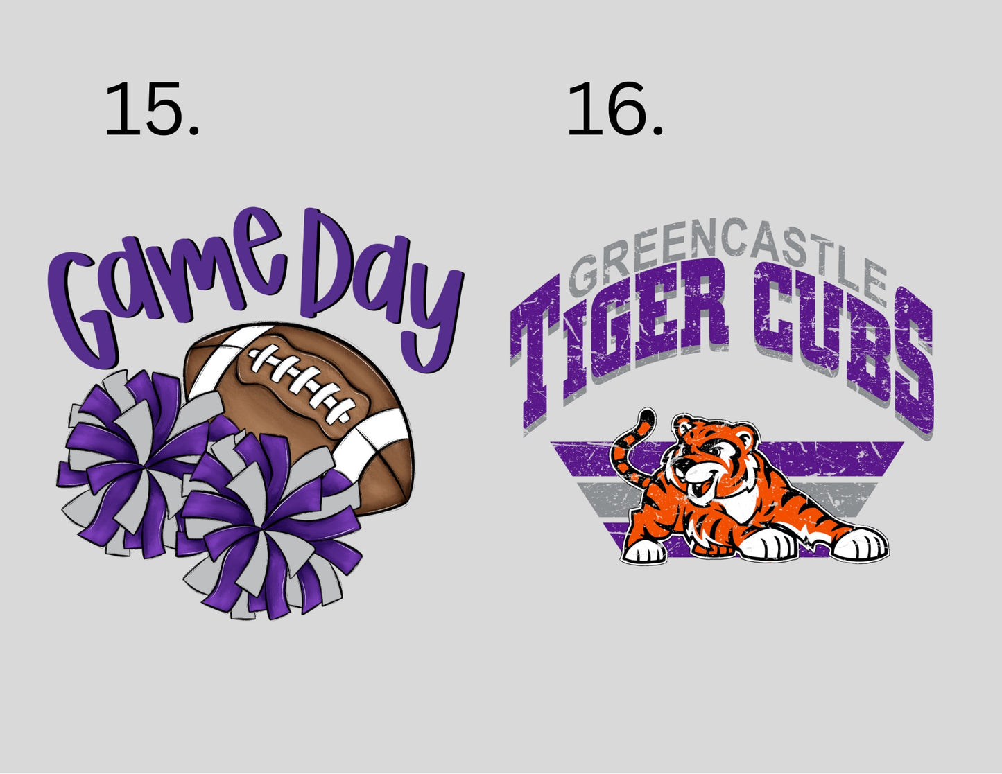 *YOUTH* Custom GREENCASTLE Spiritwear