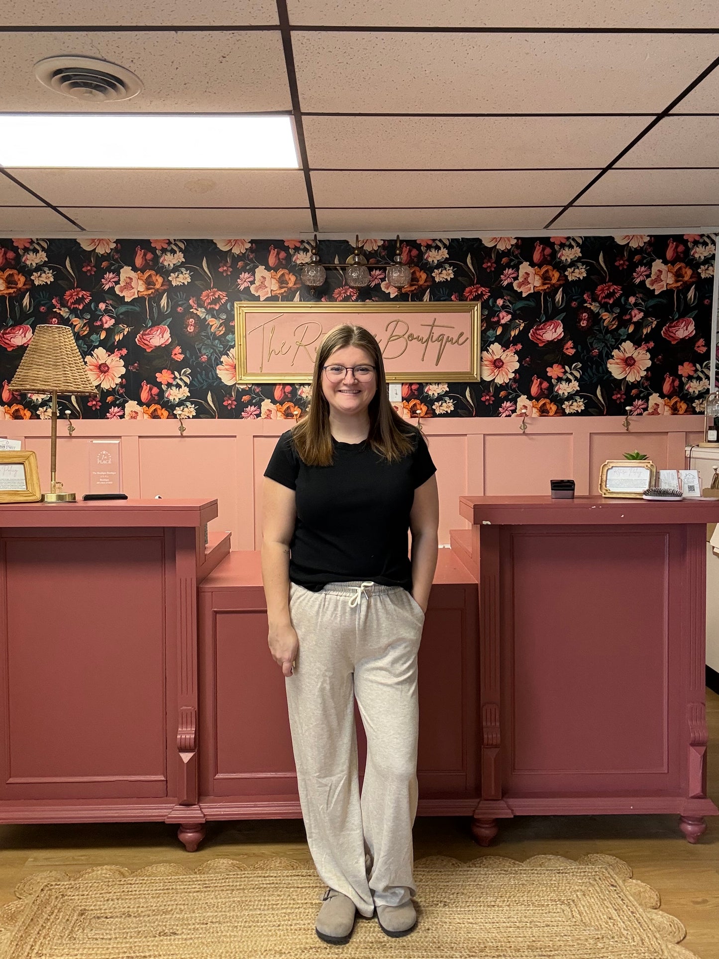 Elastic Waistband Knit Pants