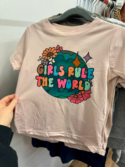 Girls Rule The World - Toddler Tee
