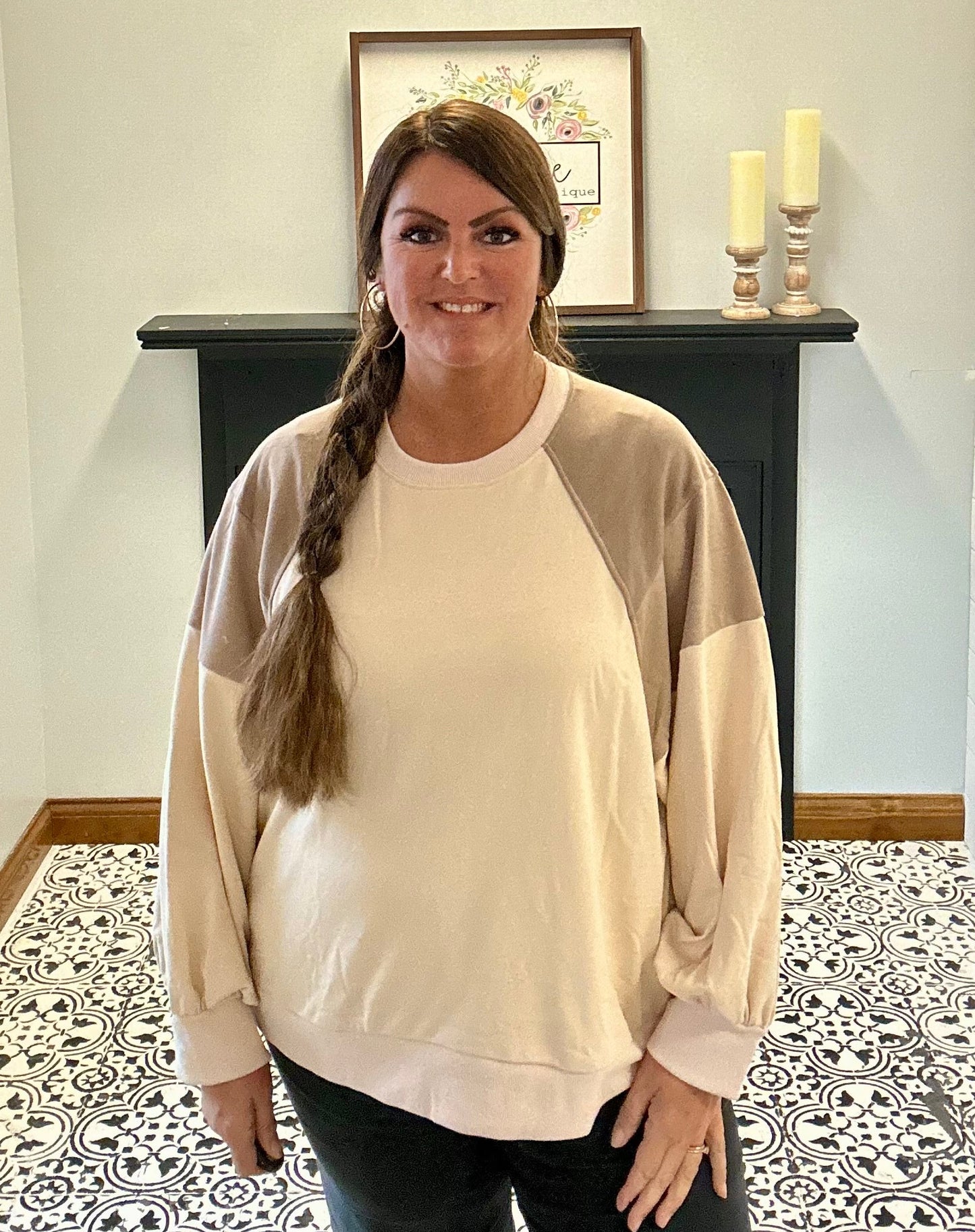 Aspen Cream Colorblock