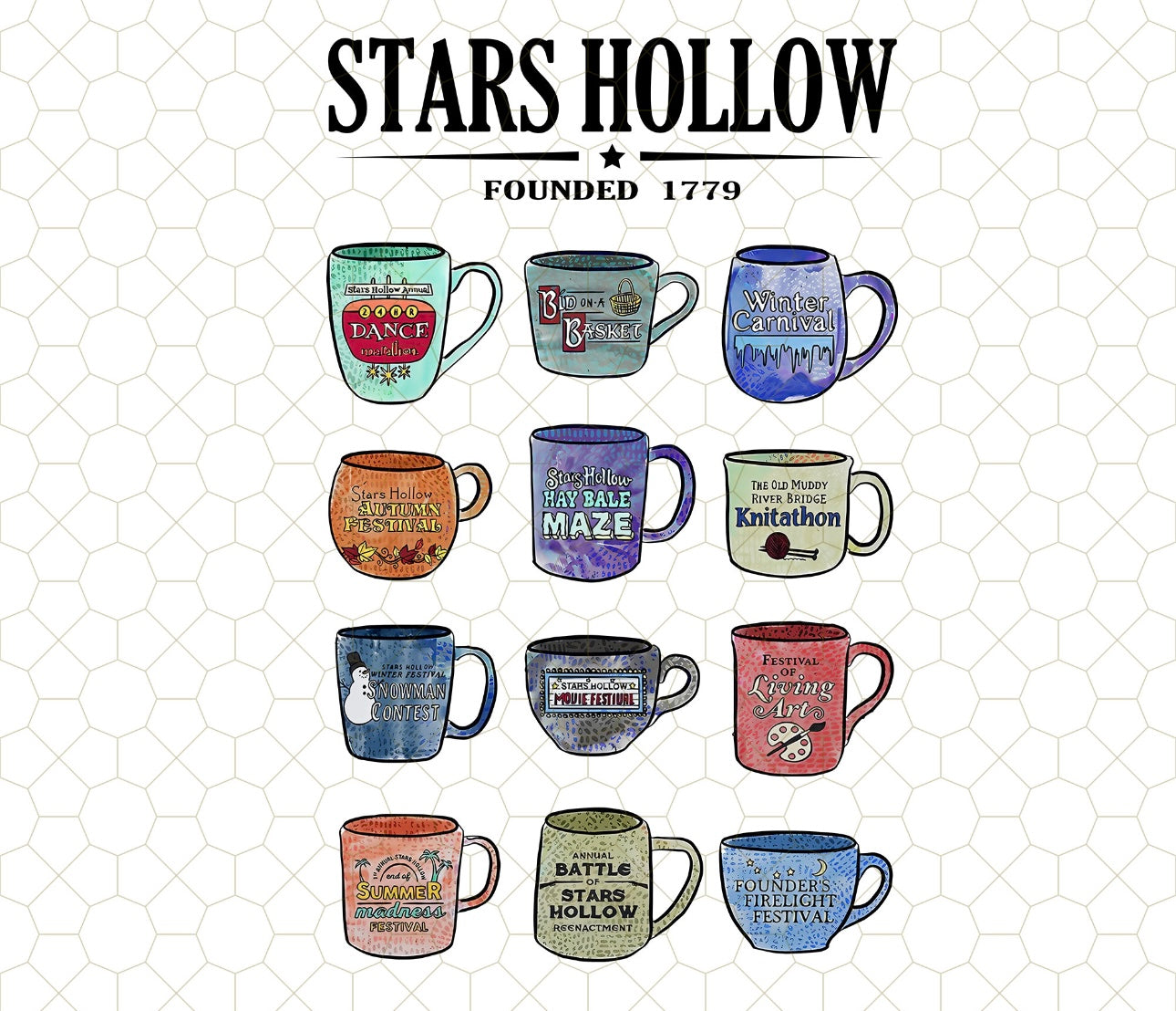 Stars Hollow Mugs Crewneck