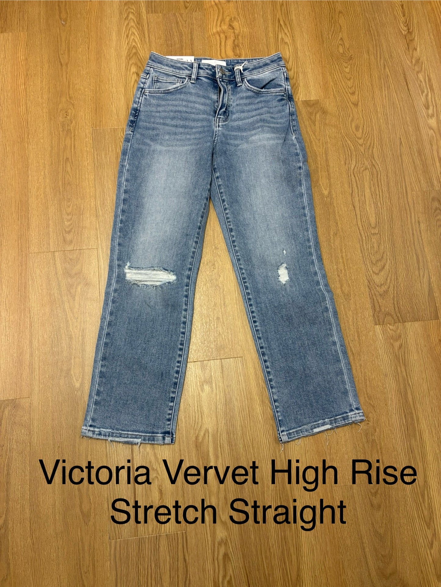 Victoria Vervet High Rise Stretch Straight