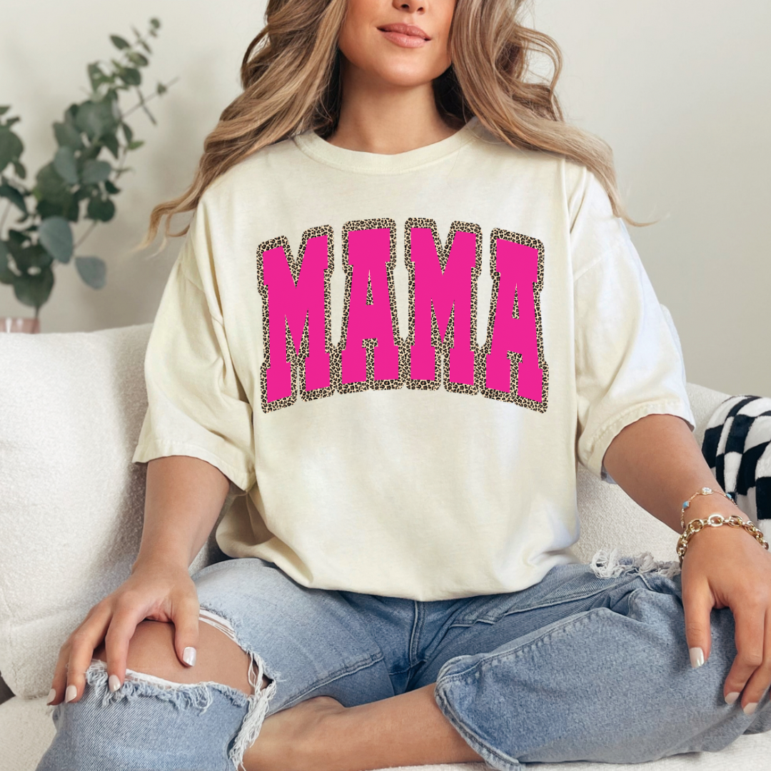*Pre-Order* Mama Tee/Crewneck (Black OR Pink) - YOU PICK COLOR