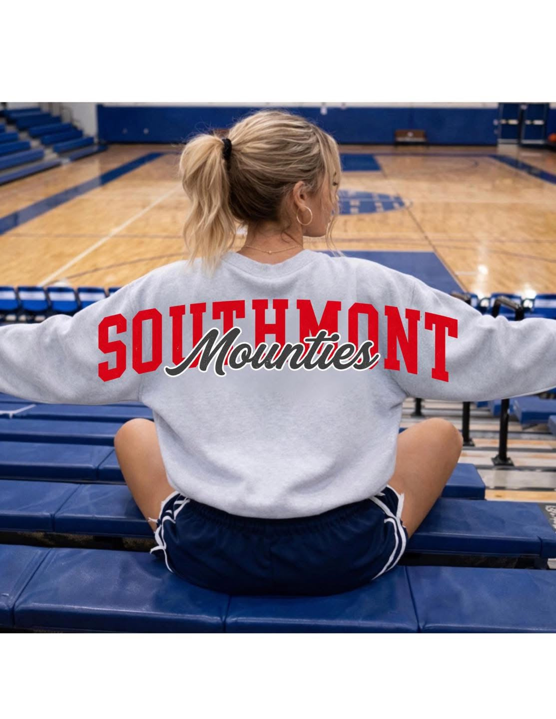 *CUSTOM* Oversized Mascot Crewneck / Quarter Zip