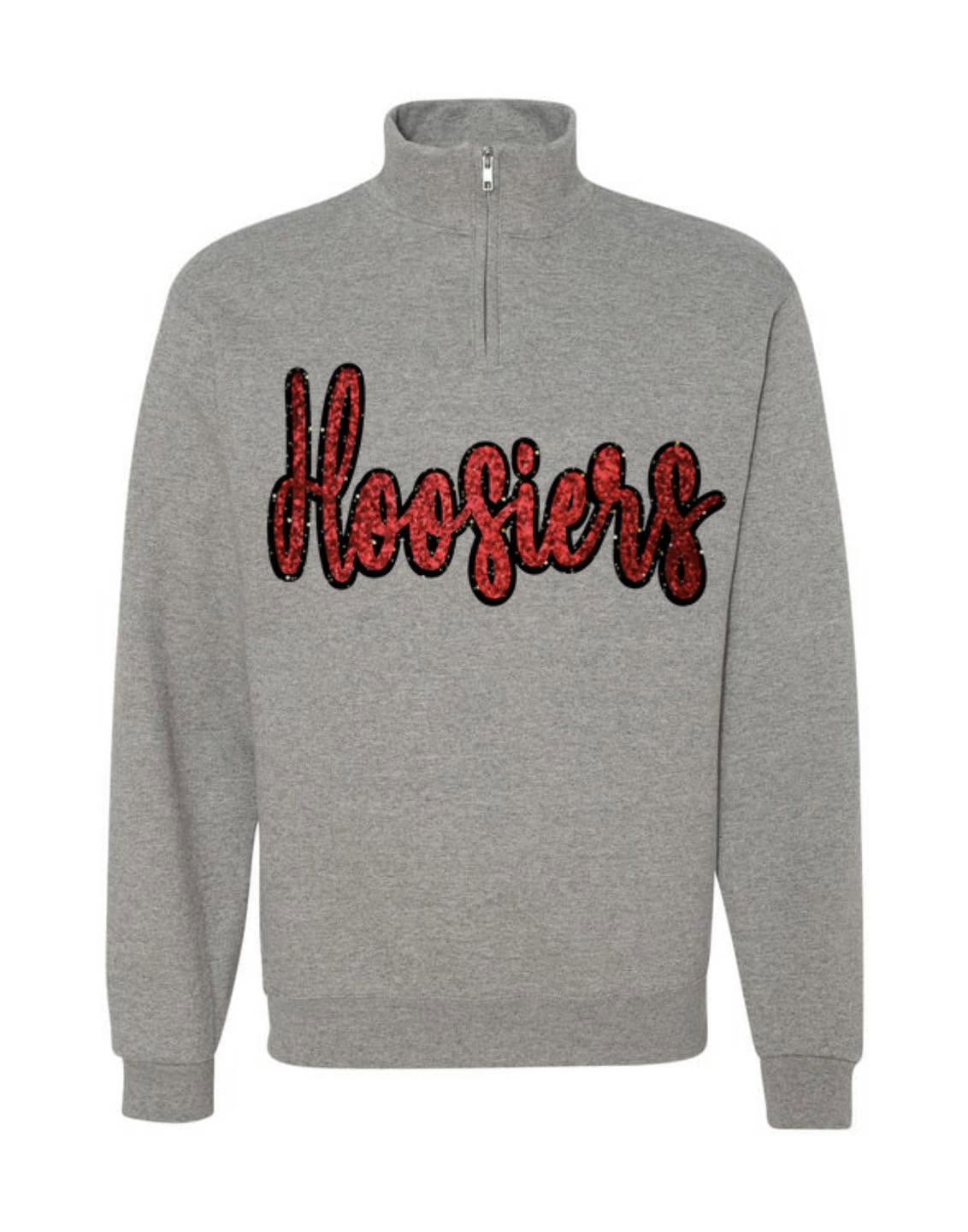 PRE-ORDER Hoosiers Patch Crewneck or Quarter Zip