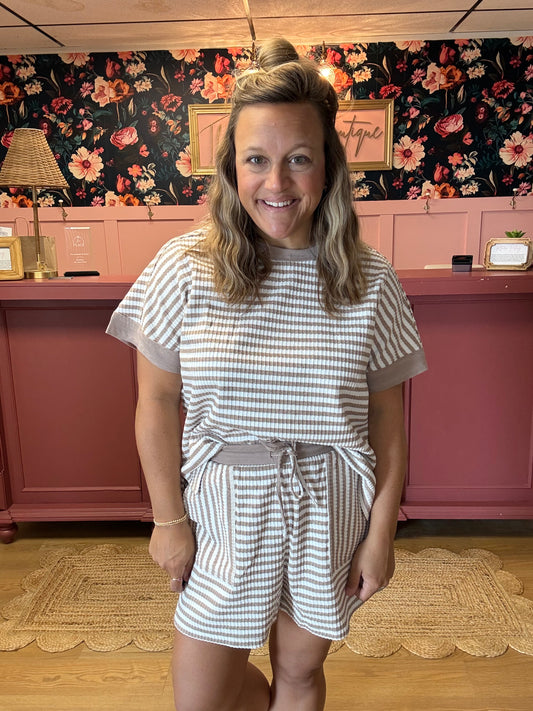Oatmeal Stripe Set