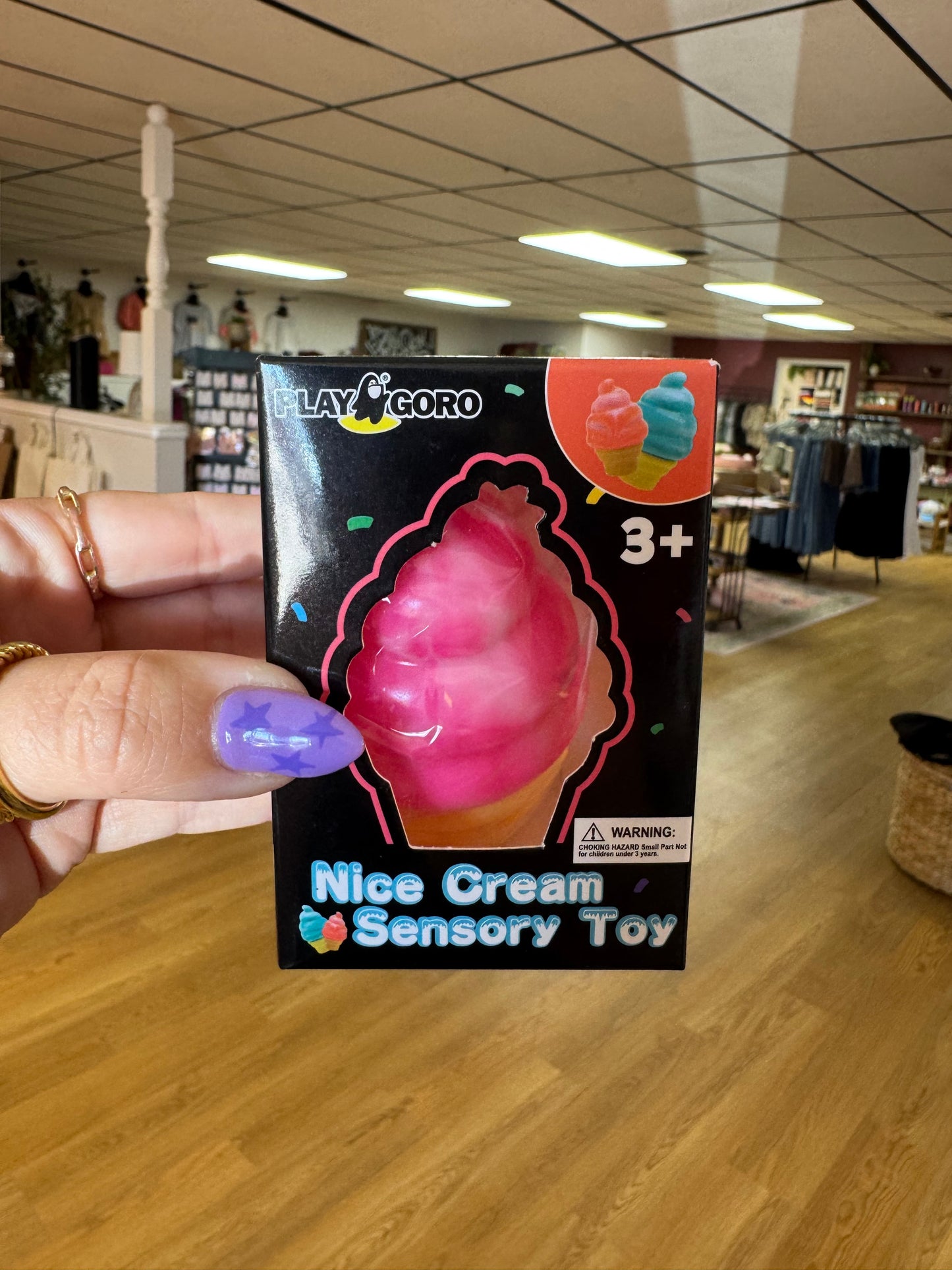 Ice Cream Cone Squishy (boxed)