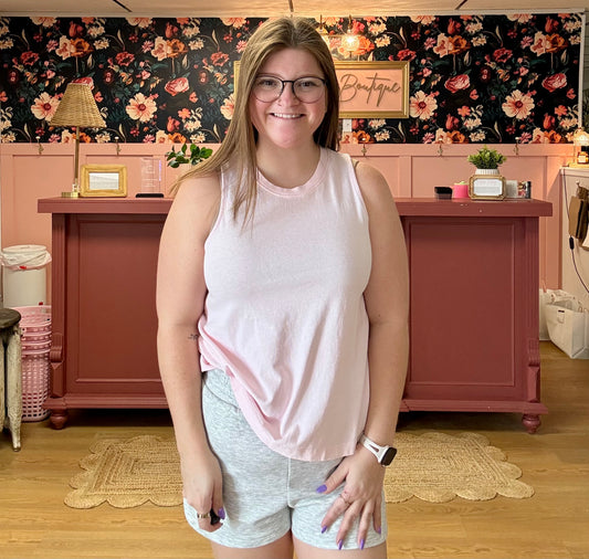 Basic Tank - Soft Pink