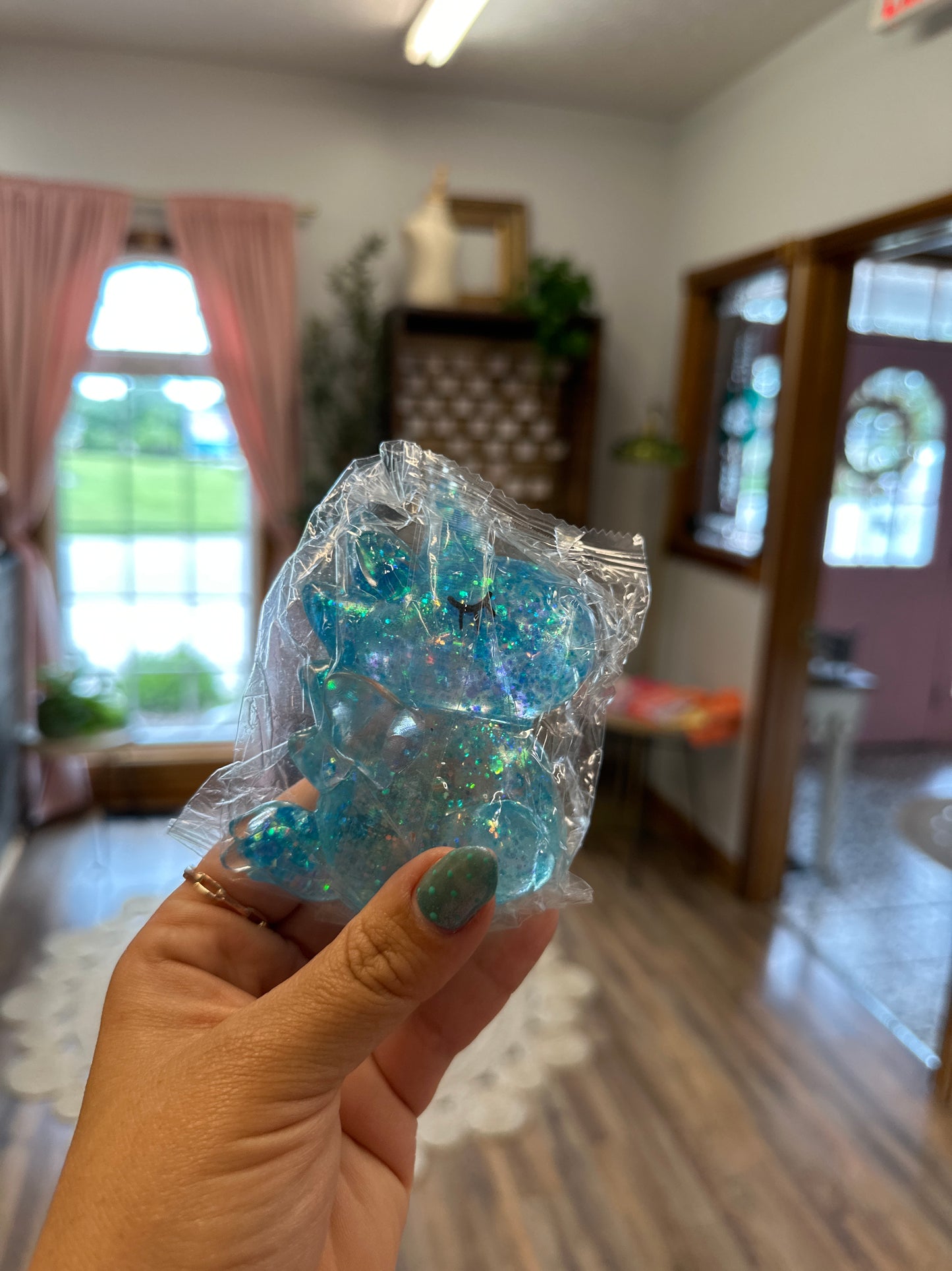 Glitter unicorn squishy