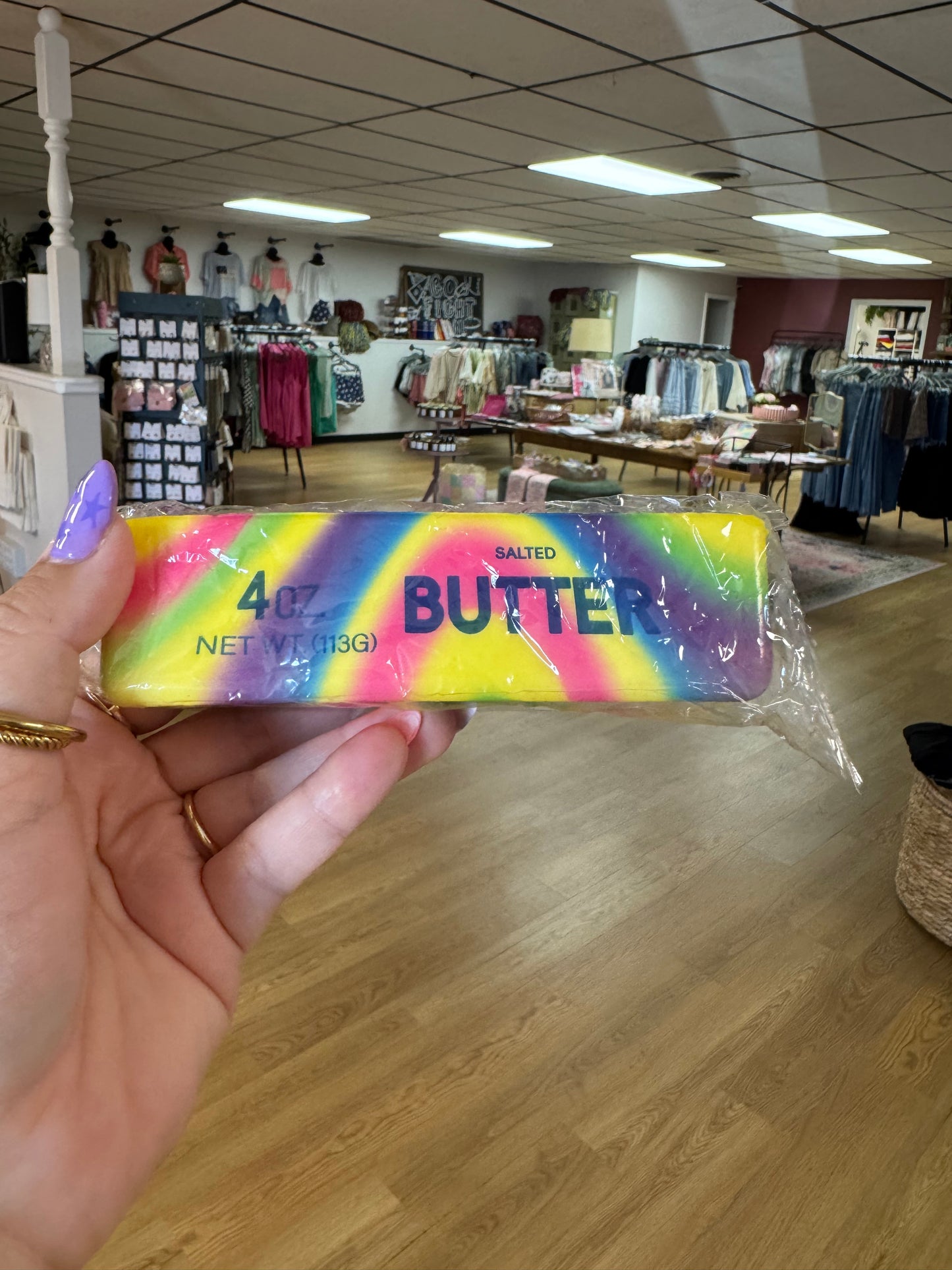 4 oz Tie Dye Butter Squishy