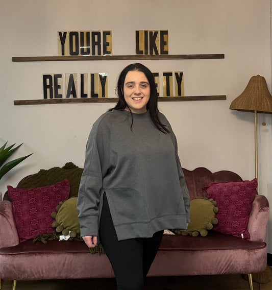 Scuba Pullover - Charcoal