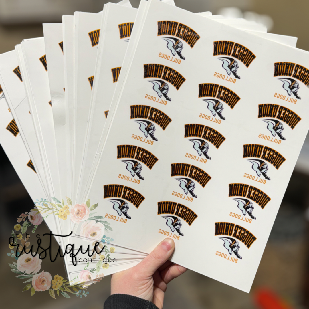 Custom Temporary Tattoo Sheet