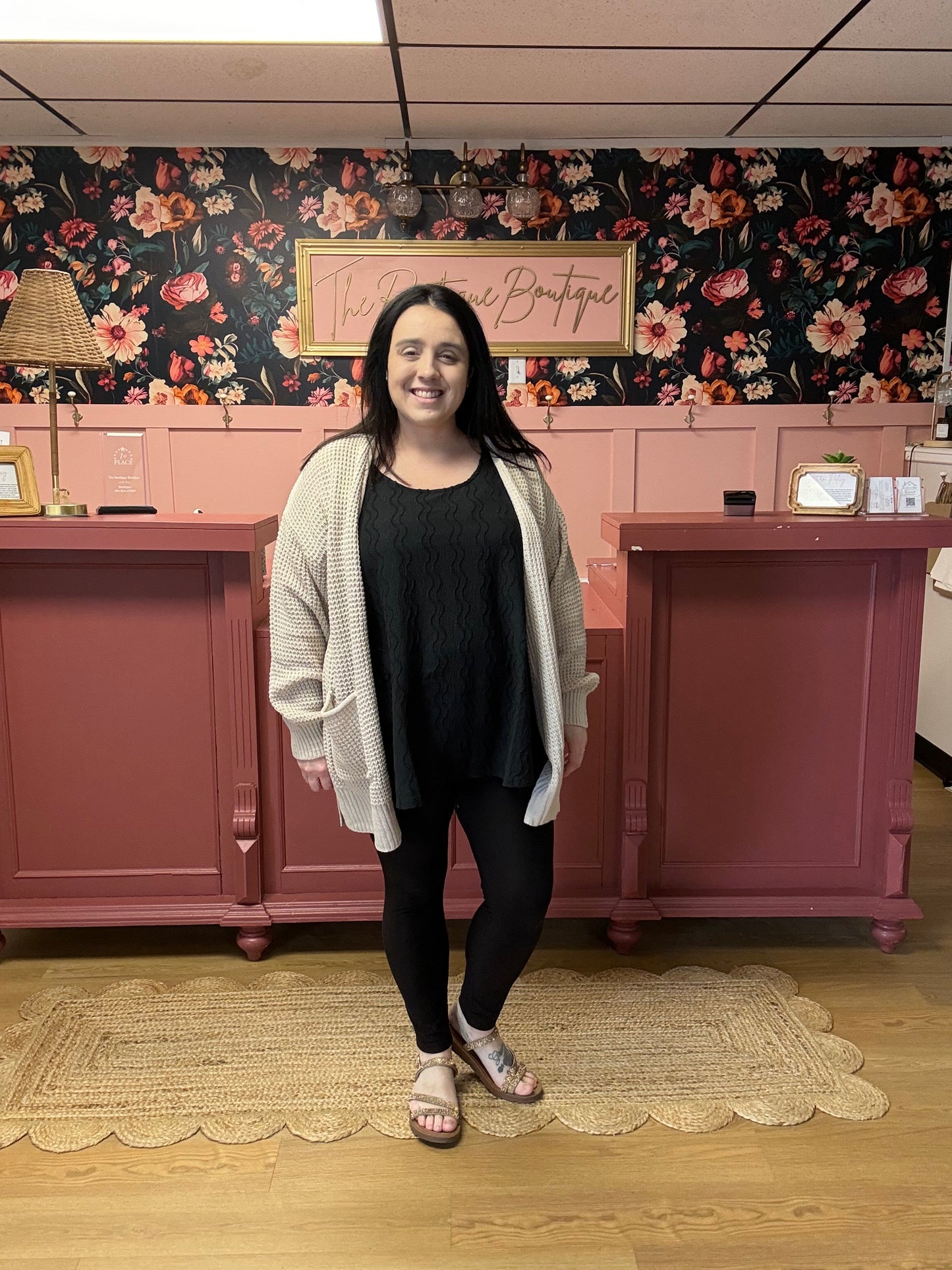 Textured Tank - Black