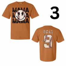 Load image into Gallery viewer, *Pre-Order* Baseball Mama w/ Name &amp; Number - YOU PICK COLOR!