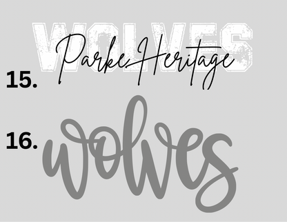 *INFANT/TODDLER* Custom PARKE HERITAGE Spiritwear