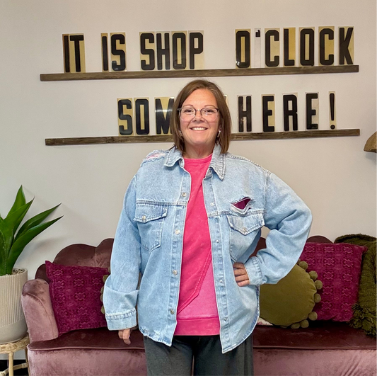Distressed Jean Jacket