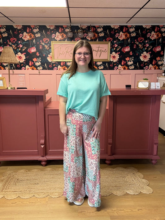 Coline Patchwork Pants