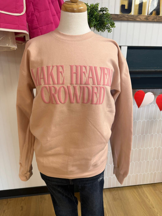 Make Heaven Crowded Puff Crewneck