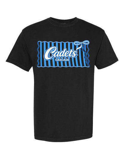 *ANY SCHOOL - Stripe Bow Tee / Crewneck*