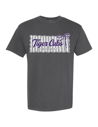 *ANY SCHOOL - Stripe Bow Tee / Crewneck*