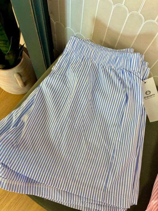 Stripe Boxer Shorts - Blue
