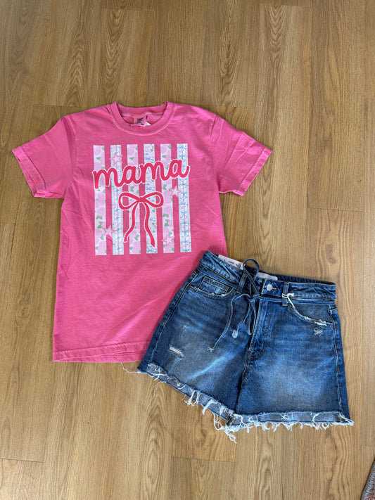 Stripe Mama Tee