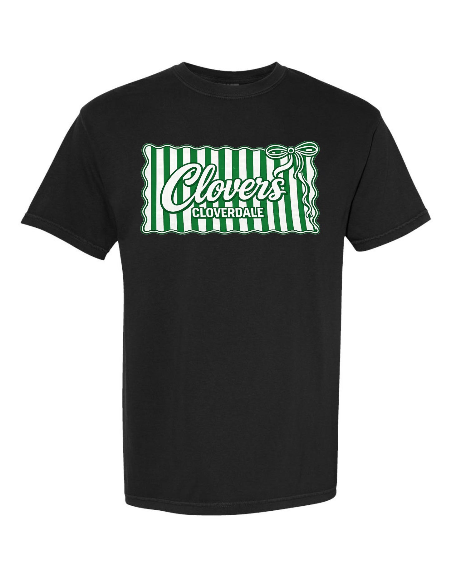 *ANY SCHOOL - Stripe Bow Tee / Crewneck*
