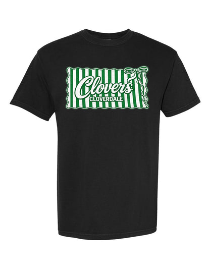 *ANY SCHOOL - Stripe Bow Tee / Crewneck*