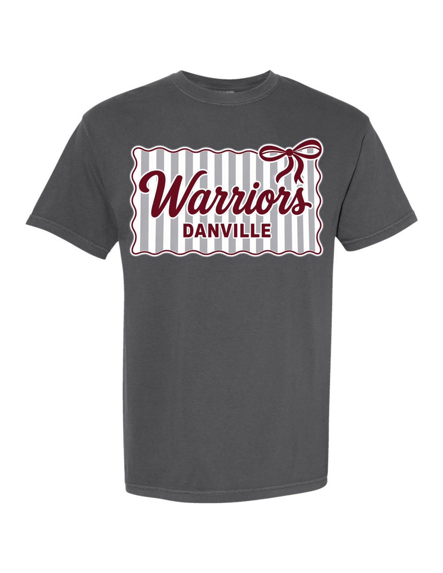 *ANY SCHOOL - Stripe Bow Tee / Crewneck*