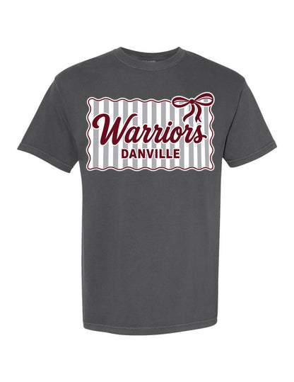 *ANY SCHOOL - Stripe Bow Tee / Crewneck*