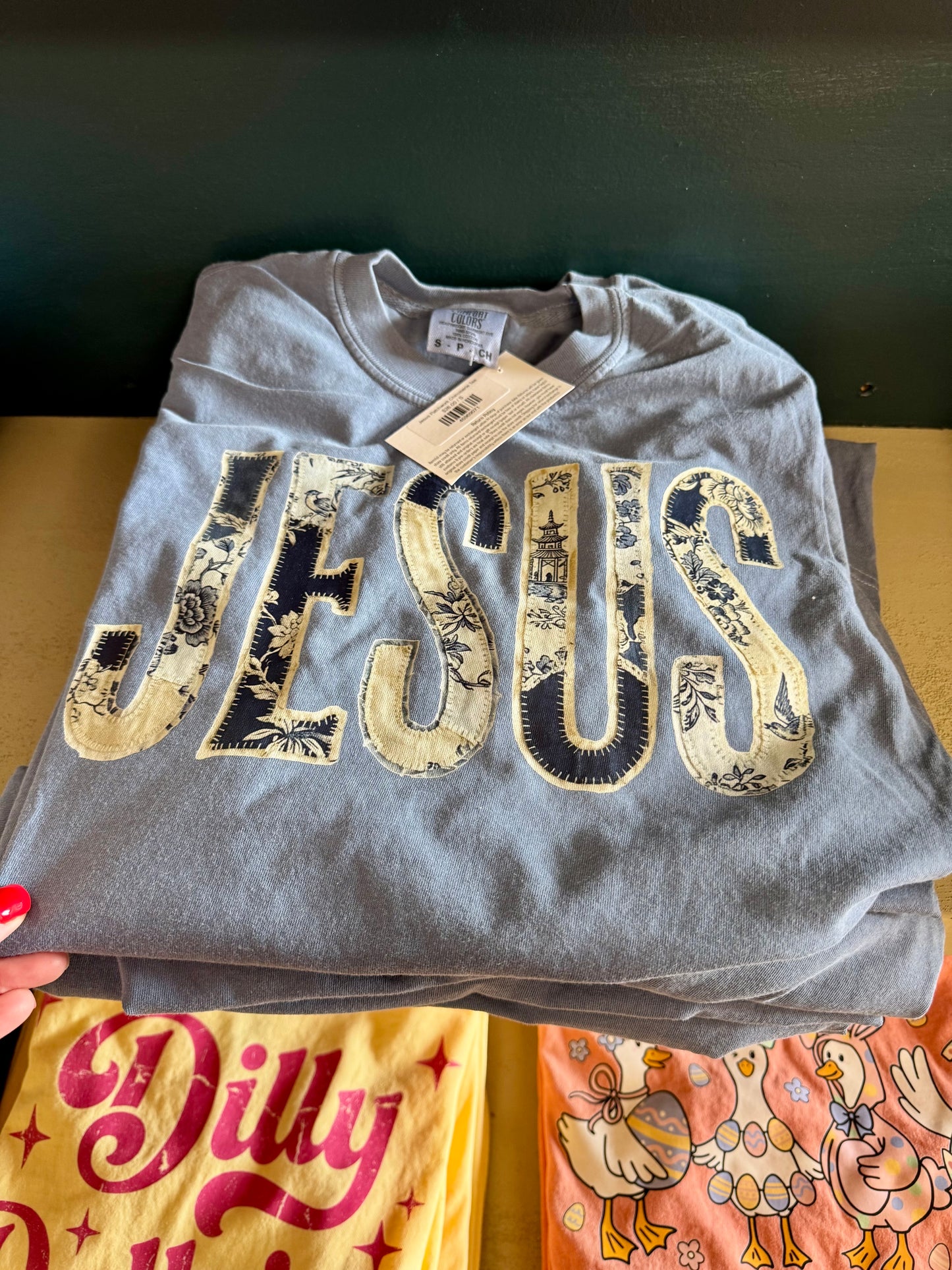 Jesus Patchwork Chinoiserie Tee