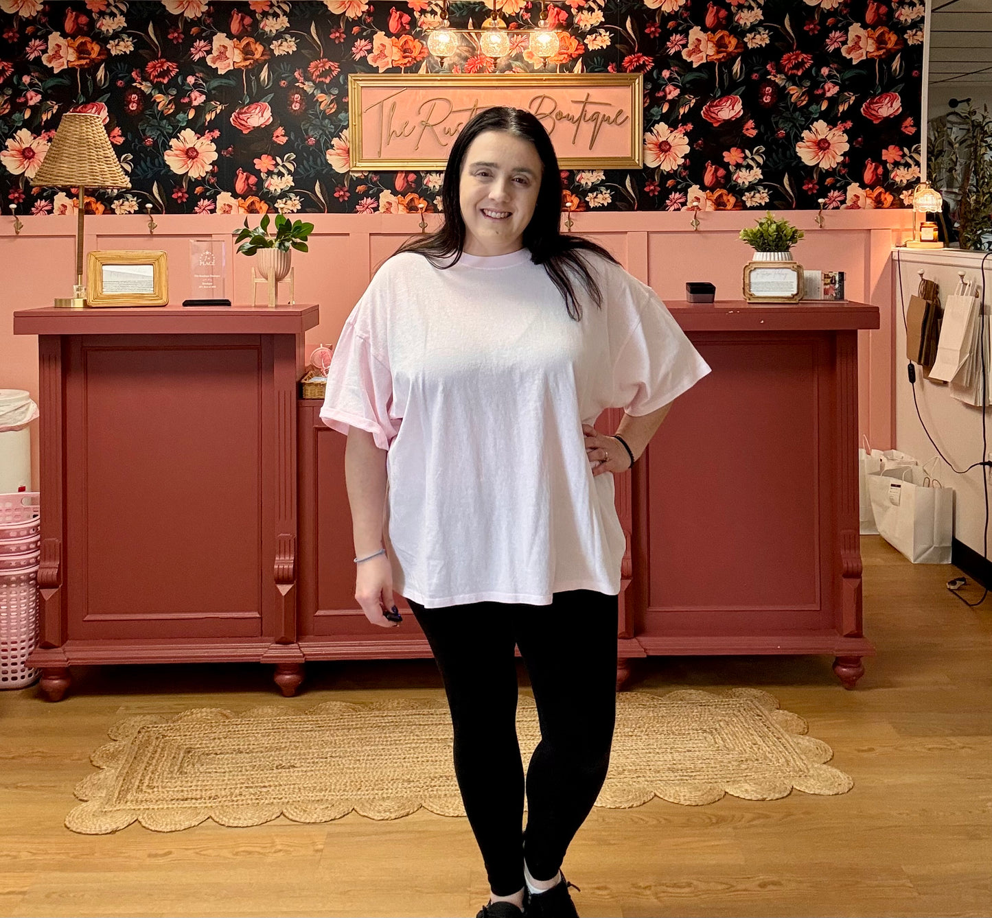 Maylee Basic Tee - Soft Pink