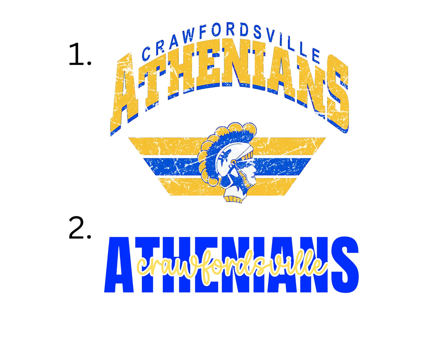 *ADULT* Custom CRAWFORDSVILLE Spiritwear
