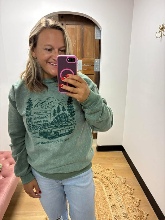 Christmas Tree Farm Crewneck