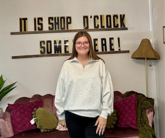 Amelia Scuba 1/4 Zip - Grey