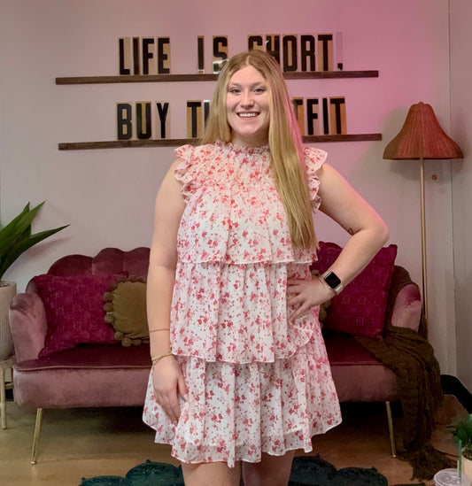 Macie Floral Tiered Dress