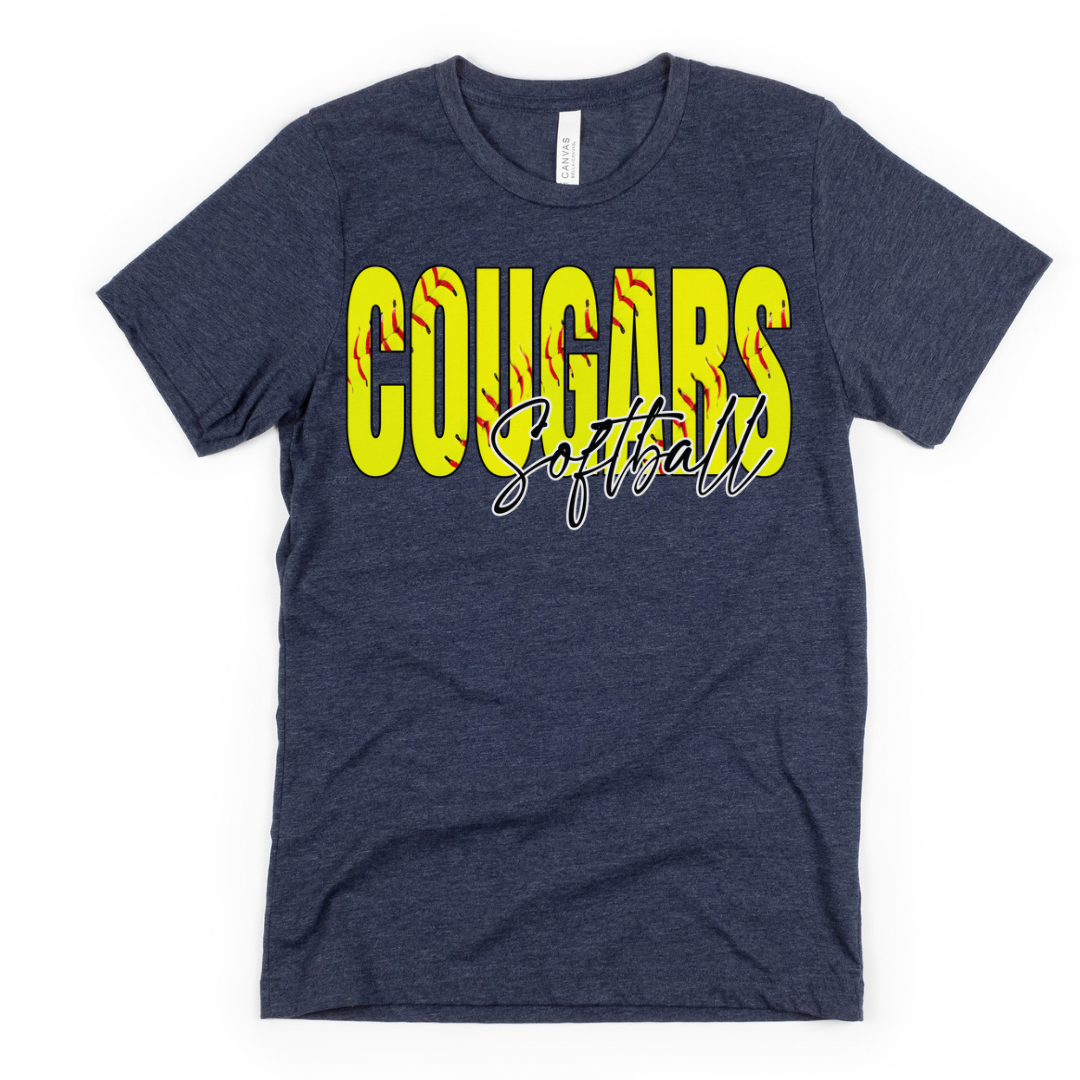 *Pre-Order* Custom Mascot Softball Tee/Crewneck
