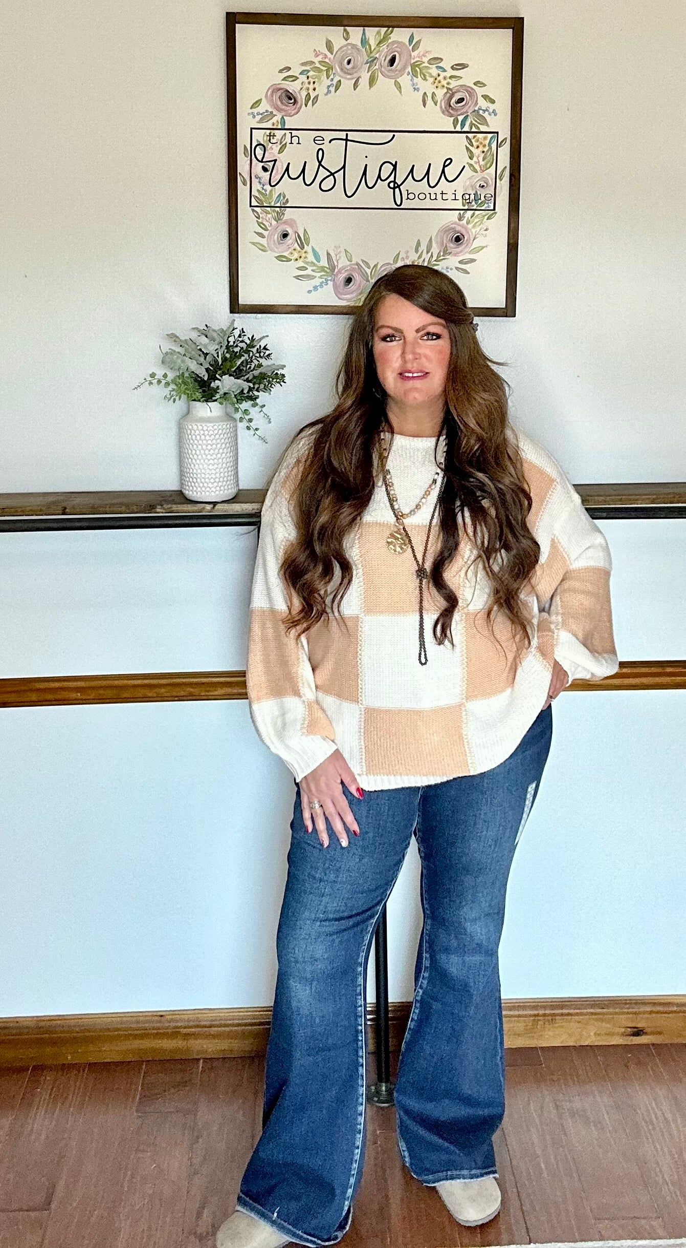 Sophia Dark Wash Flares