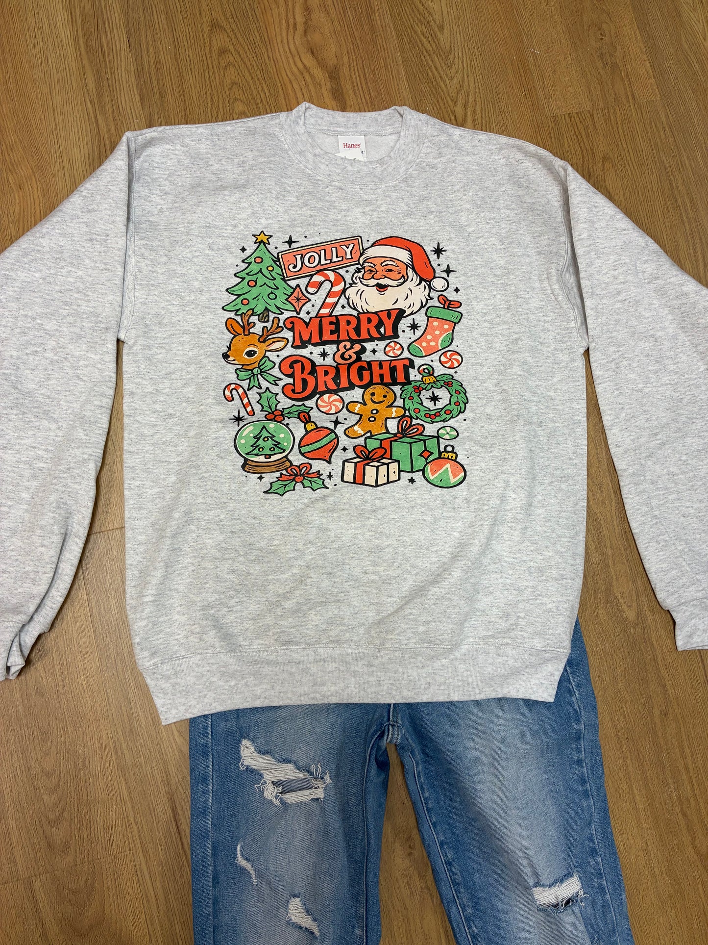 Merry & Bright Crewneck