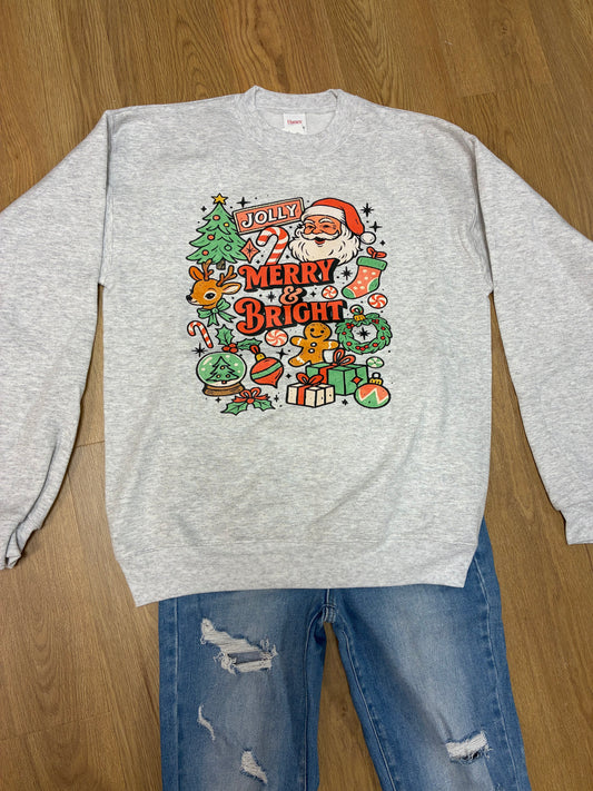 Merry & Bright Crewneck