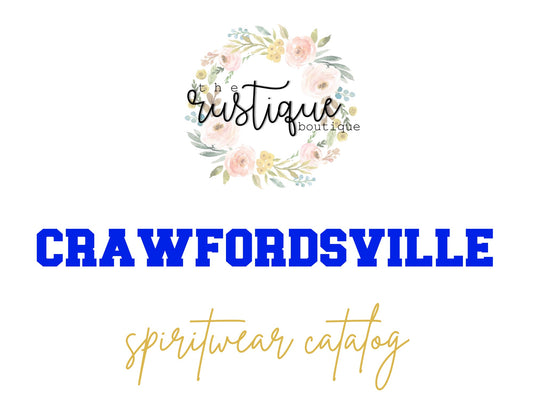 *INFANT/TODDLER* Custom CRAWFORDSVILLE Spiritwear