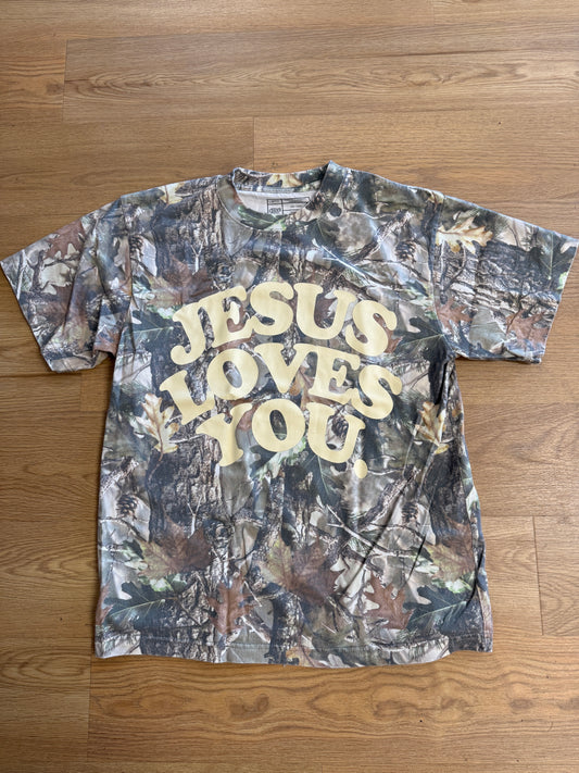 Jesus Loves You Tee - Camo