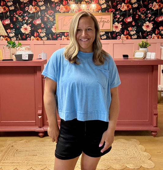 Vervet Soft Cuffed Shorts - Black