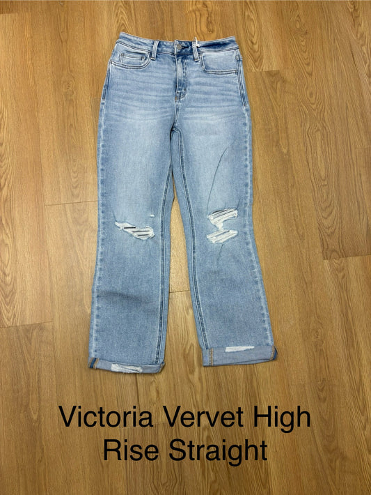 Victoria Vervet High Rise Straight