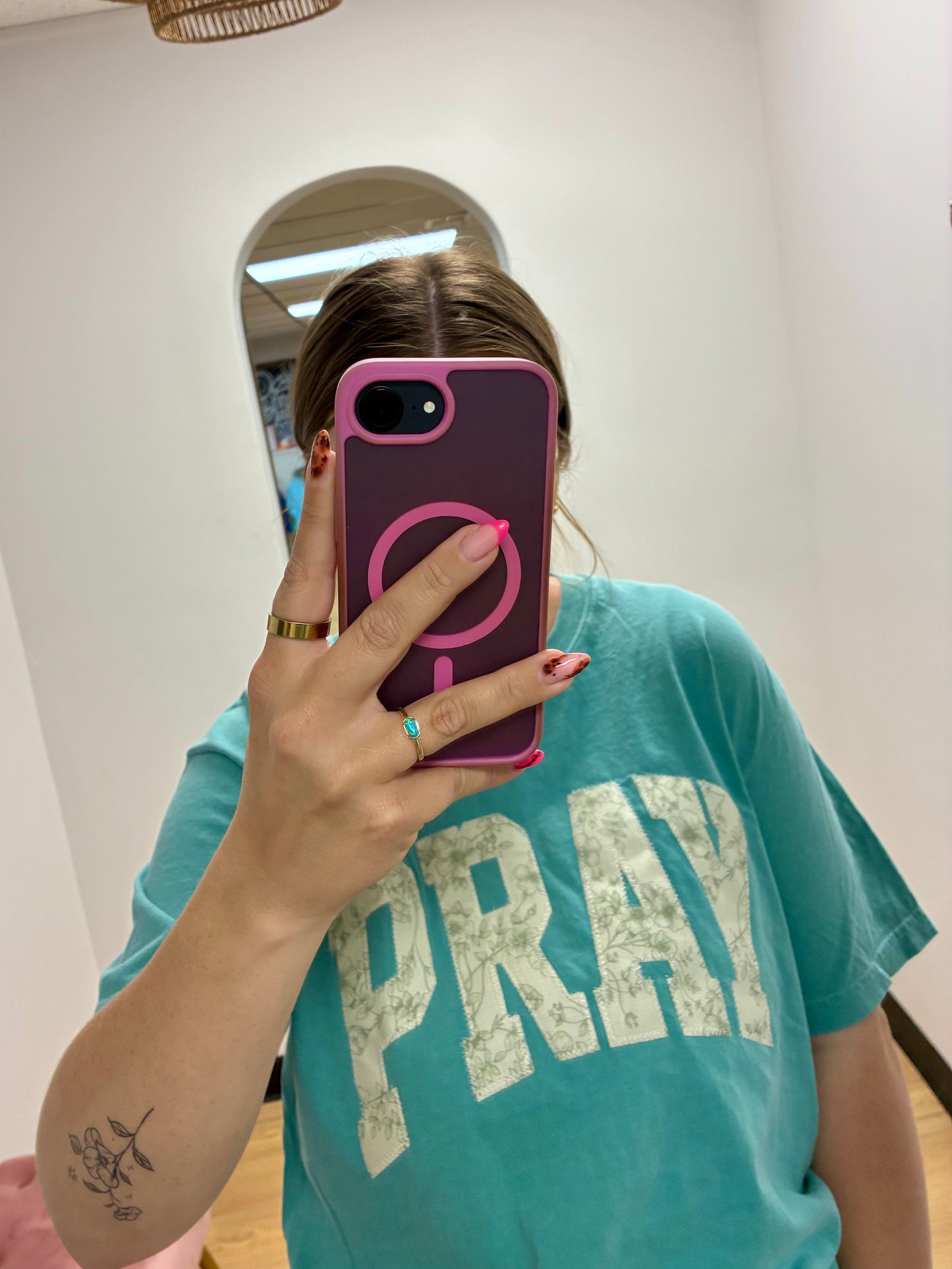 Pray Applique Tee