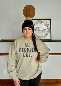 All Peopled Out Crewneck