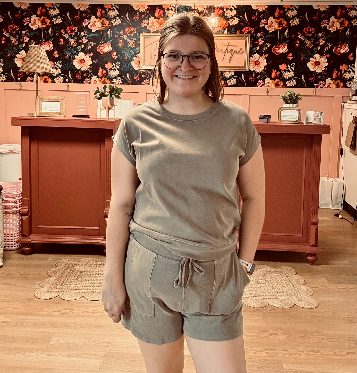 Acid Wash Set - Mocha