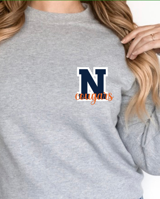 *CUSTOM* YOUTH Oversized Mascot Crewneck