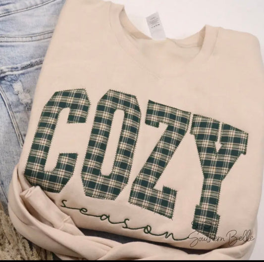 Cozy Season Applique Crewneck