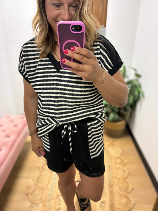 Trudy Short Set - Black